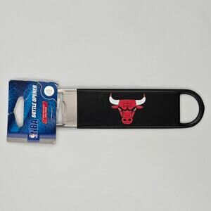 NBA Chicago Bulls 7 inch Long Heavy Duty Steel Bottle Opener NEW WITH TAGS